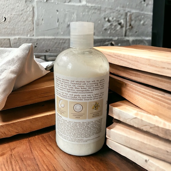 3 Shea Moisture 100% Virgin Coconut Oil Daily Hydration Shampoo NWT - Picture 3 of 4
